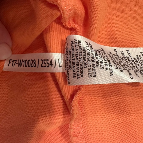 Life Is Good Orange Long Sleeve Crusher RV Camping Tee Casual Comfort Sz L - Picture 10 of 10